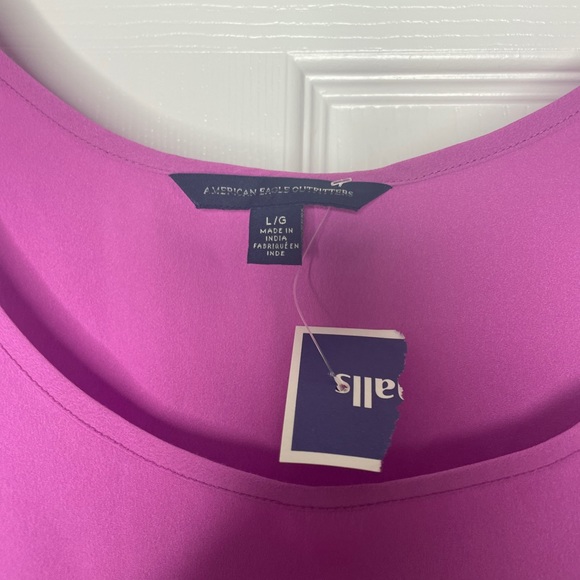 American Eagle purple babydoll tank - Picture 2 of 4